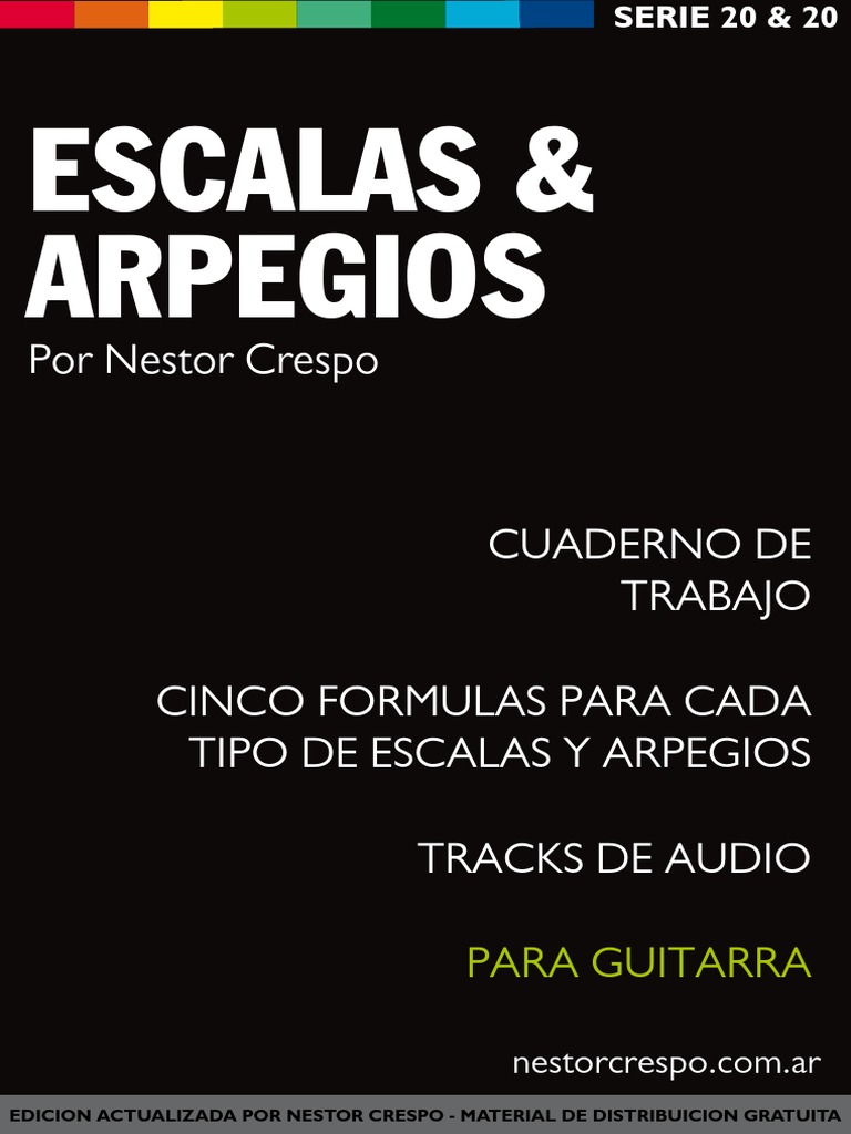 ESCALAS and ARPEGIOS CUADERNO DE TRABAJO | PDF | Escala (música ...