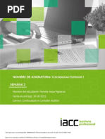 Tarea Semana 2 Contabilidad Superior I