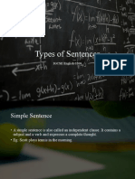 Types of Sentences