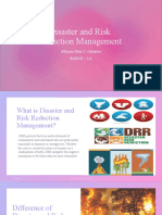 Disaster Risk Reduction Management