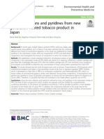 Analysis of Furans and Pyridines From New Generation Heated Tobacco Product in Japan