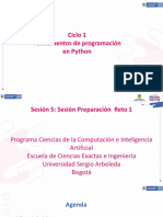 5 (Sesión Preparación Reto 1)