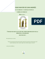 Universidad Mayor de San Andrés: Facultad de Derecho Y Cicencias Políticas Carrera de Derecho Iblioteca
