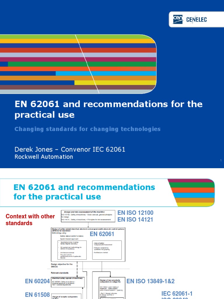 En 62061 and Recommendations For The Practical Use - Derek Jones | PDF ...