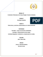 Sanciones ambientales y su determinación