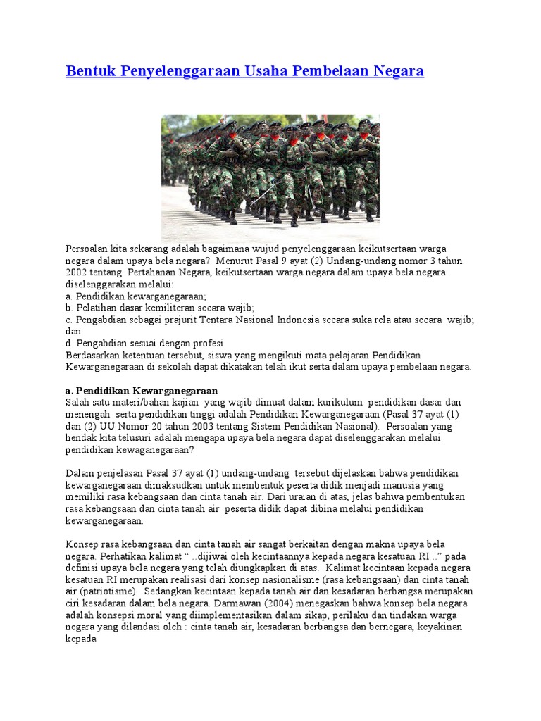 Materi Bela Negara | PDF