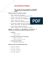 CUESTIONARIO Combinaciones de Reacción.