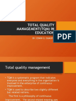 Total Quality Management in Education