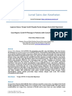 Jurnal Sains Dan Kesehatan: Laporan Kasus: Terapi Covid-19 Pada Pasien Dengan Komorbid Hipertensi