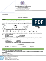 Q1 Pretest Mapeh