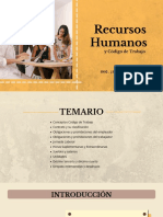 Recursos Humanos Presentación