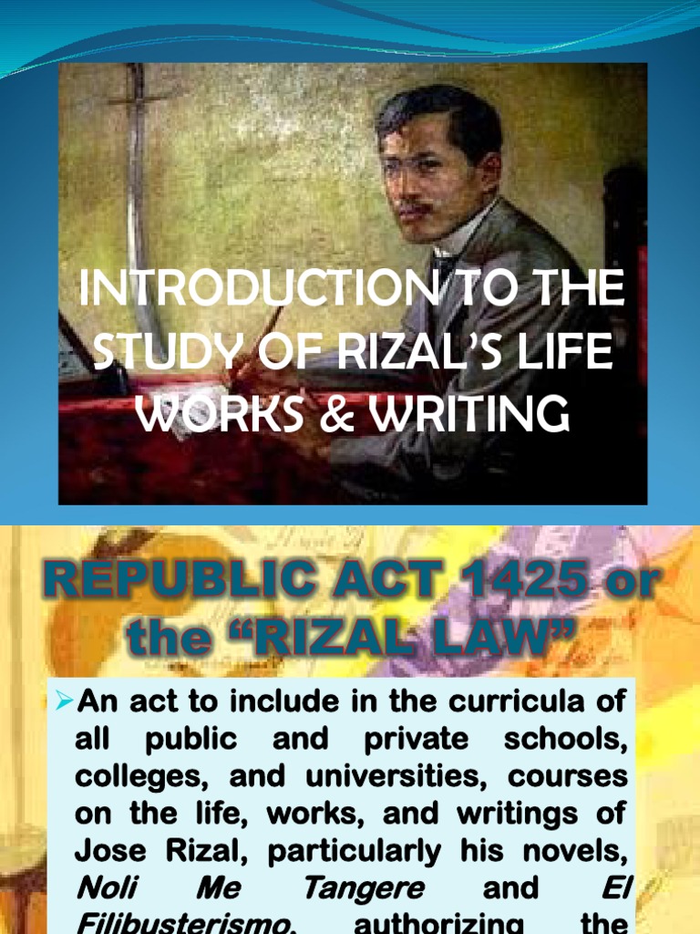 2022 Intro Rizal | PDF