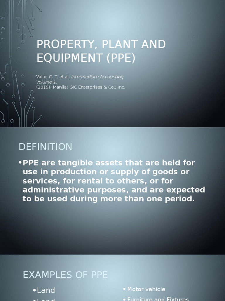 Property Plant and Equipment PPE | PDF | Depreciation | Expense