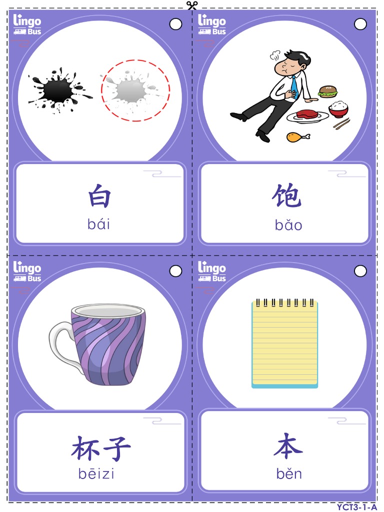 Flashcard YCT3 | PDF
