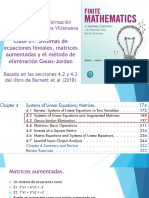 Clase 01 - Sistemas de Ecuaciones Con Matrices Aumentadas