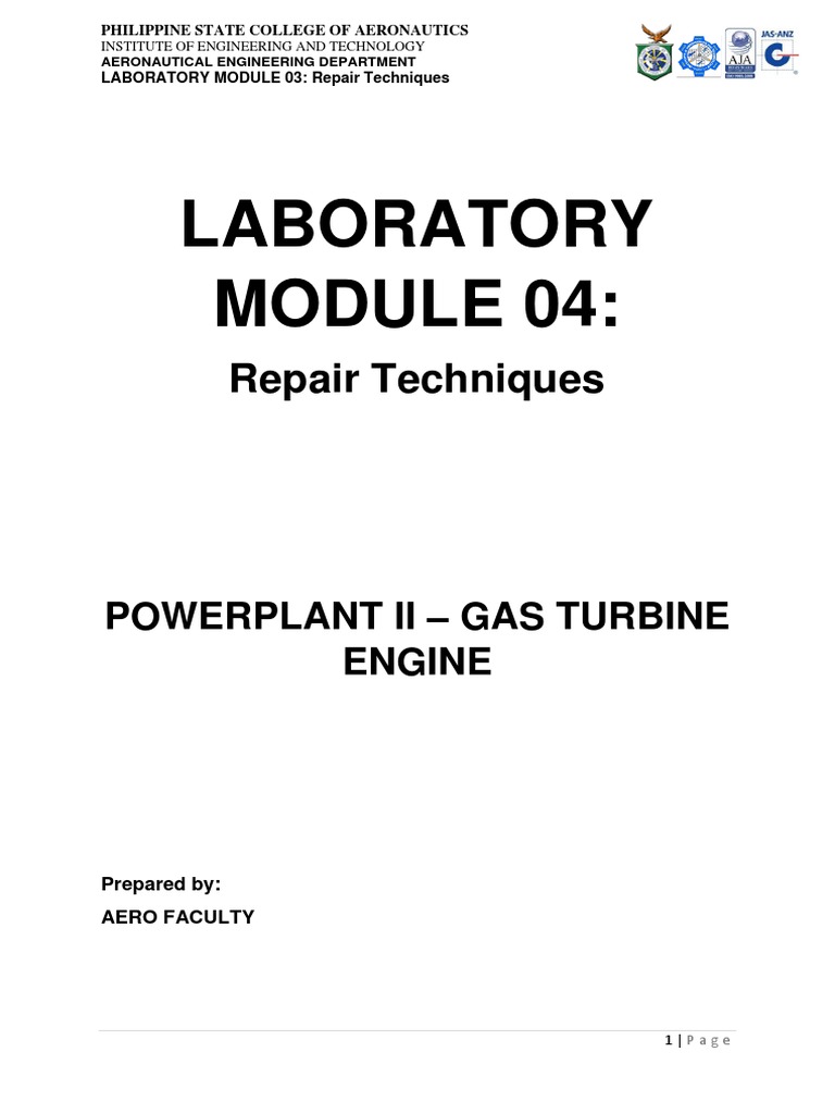 Gas Turbine Engine Repair Techniques | PDF | Welding | Construction