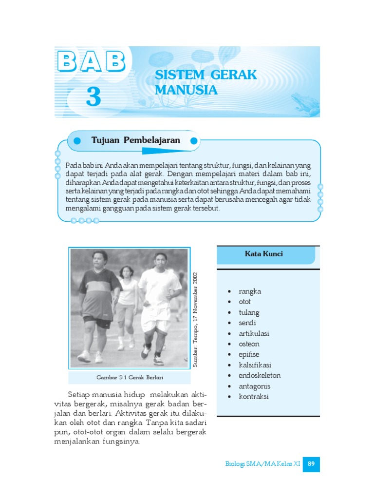 Gambar Brosur Kesehatan Organ Gerak Manusia 