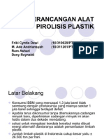 Perancangan Alat Pirolisis Plastik