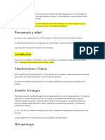 Tumor maligno caracterizado por la formación de canales vasculares