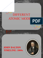 Atomic Models Evolution