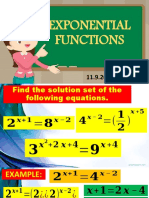 Exponential Functions 11