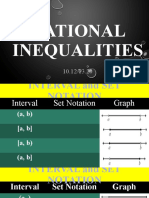 Rational Inequalities, Finding Zeroes, Intercept