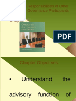 Lecture Corporate Governance and Ethics - Chapter 11 Roles and Responsibilities of Other Corporate Governance Participants - 1013887