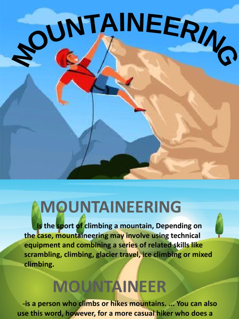 mountaineering PDF Mountaineering Rock Climbing