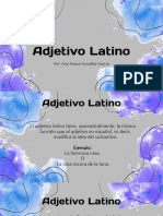 Adjetivo Latino
