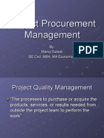 Procurement Management Slides