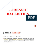 Lesson 1 Terminology and History - Forensic Ballistics