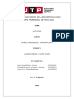 "Año Del Fortalecimiento de La Soberanía Nacional" Carrera Profesional de Psicologia