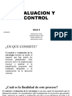 Evaluacion y Control