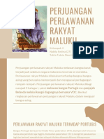 Perjuangan Perlawanan Rakyat Maluku