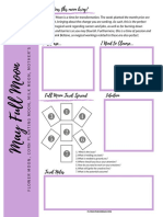 May Flower Moon Worksheet