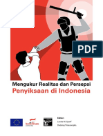 Penyiksaan Di Indonesia: Mengukur Realitas Dan Persepsi