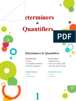 Determiners and Quantifiers