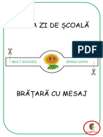 Bratara Prima Zi de Scoala