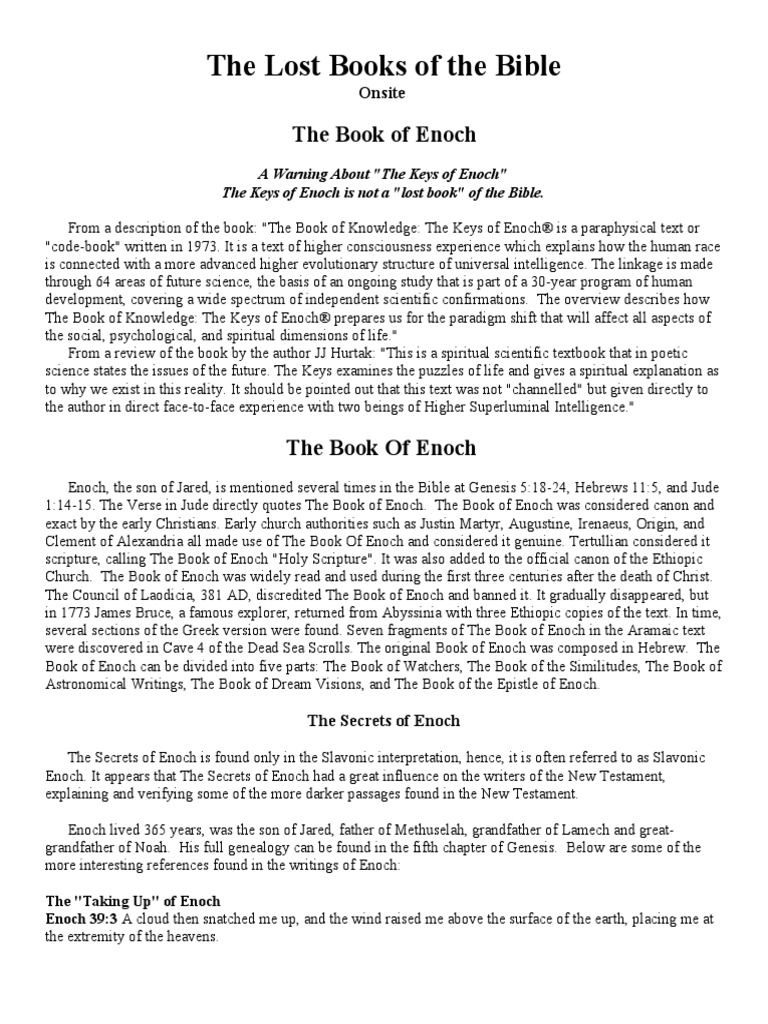 The Book of Enoch PDF Book Of Enoch Sin