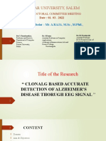 CLONALG BASED ACCURATE DETECTION OF ALZHEIMER'S DISEASE THORUGH EEG SIGNAL (Old)