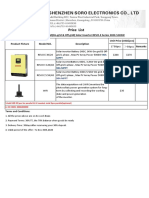 REVO-E Inverter Price List