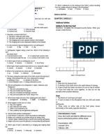 NAME: - Summative Test in Science 8 Quarter 2: Module 1 GRADE & SECTION