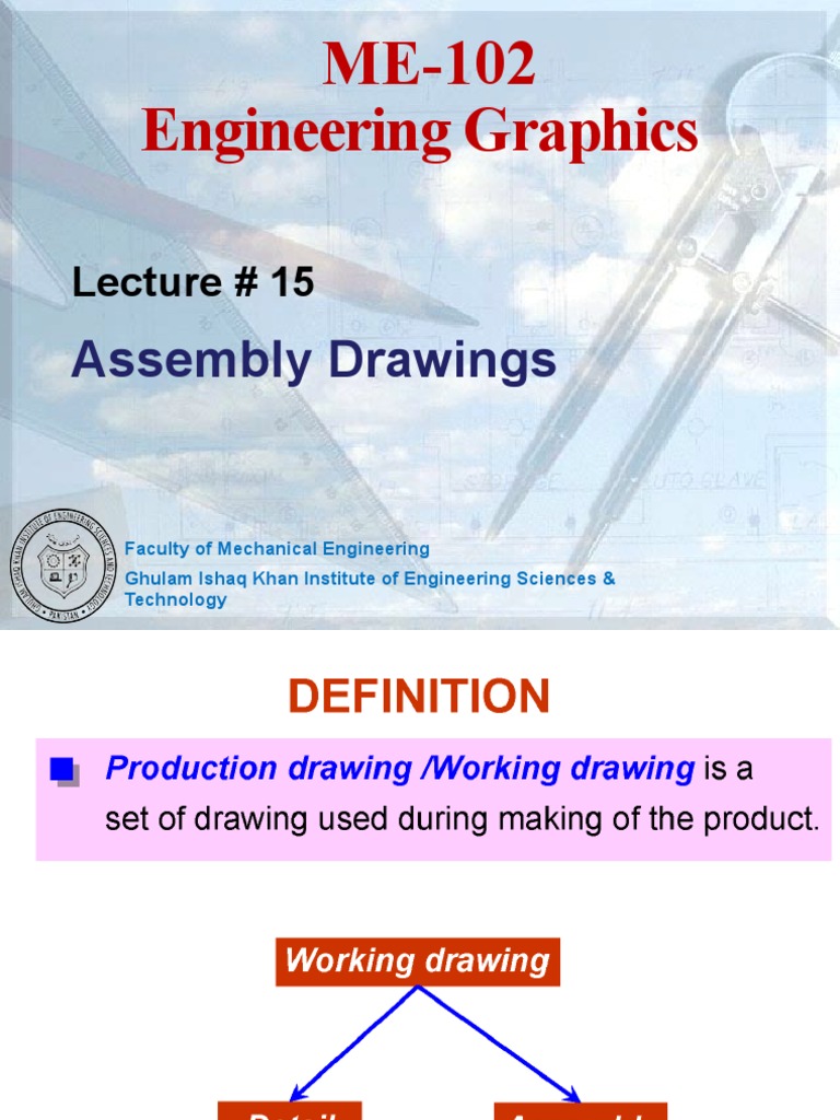 Lec 15 Assembly Drawing | PDF