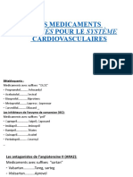 Cardio-vasculaires