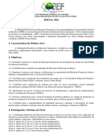 III OBEF UFPB 2021: edital completo com calendário e regras