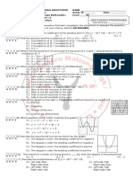 4 Summative Test Grade 10 Mathematics Polynomial Equation Functions