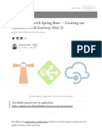 Microservices with Spring Boot — Creating our Microserivces & Gateway (Part 2