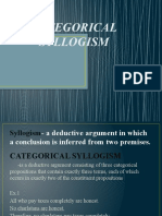 Categorical Syllogism - 062913