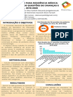 Exame de Seleção para Residência Médica Características de Questões de Crianças e Adolescentes, RS, 2018-2020