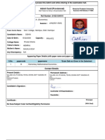 Admit Card